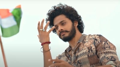 Teja Sajja in a still from HanuMan Teja Sajja in a still from HanuMan