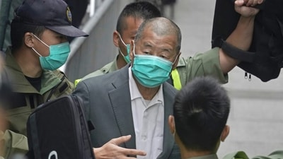 Jimmy Lai: Democracy advocate Jimmy Lai, center, leaves the Hong Kong's Court of Final Appeal. (AP) Jimmy Lai: Democracy advocate Jimmy Lai, center, leaves the Hong Kong's Court of Final Appeal. (AP)