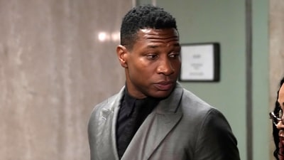 Jonathan Majors leaves a courtroom in New York, Monday, Dec. 18, 2023 (AP Photo/Seth Wenig) (AP) Jonathan Majors leaves a courtroom in New York, Monday, Dec. 18, 2023 (AP Photo/Seth Wenig) (AP)