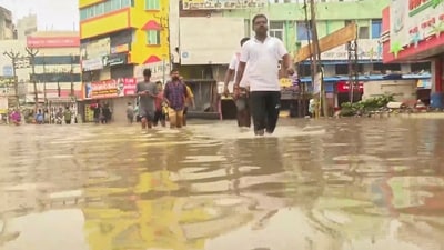 Southern Tamil Nadu is grappling with a severe flood crisis caused by heavy rainfall over the past 24 hours. In response, both the state and central governments have initiated extensive rescue and relief efforts to aid those impacted. (PTI) Southern Tamil Nadu is grappling with a severe flood crisis caused by heavy rainfall over the past 24 hours. In response, both the state and central governments have initiated extensive rescue and relief efforts to aid those impacted. (PTI)