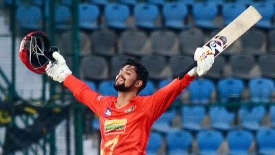 Sameer Rizvi of Kanpur Superstars during the Uttar Pradesh T20 league 2023, in Kanpur. Chennai Super Kings grabbed Rizvi for ₹8.4 crore at the IPL 2024 auction on Tuesday (PTI) Sameer Rizvi of Kanpur Superstars during the Uttar Pradesh T20 league 2023, in Kanpur. Chennai Super Kings grabbed Rizvi for ₹8.4 crore at the IPL 2024 auction on Tuesday (PTI)