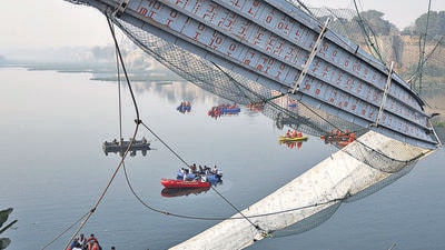 The report criticised the renewal of the agreement with the company and identified design flaws in the bridge renovation (PTI) The report criticised the renewal of the agreement with the company and identified design flaws in the bridge renovation (PTI)