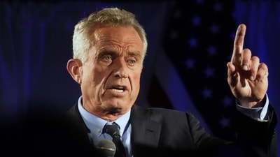 Robert F. Kennedy Jr. speaks during a campaign event, Tuesday, Nov. 14, 2023, in Columbia, S.C (AP Photo/Meg Kinnard, File) Robert F. Kennedy Jr. speaks during a campaign event, Tuesday, Nov. 14, 2023, in Columbia, S.C (AP Photo/Meg Kinnard, File)