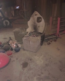"Reflecting back remembering when I burnt the gym down in 2020 😉🤔 !!!" captioned the singer "Reflecting back remembering when I burnt the gym down in 2020 😉🤔 !!!" captioned the singer