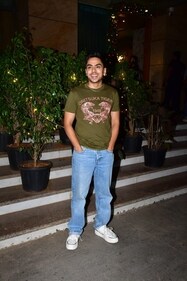 Adarsh Gourav at his film Kho Gaye Hum Kahan's screening. (HT Photo/Varinder Chawla)