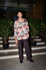Siddhant Chaturvedi at his film Kho Gaye Hum Kahan's screening. (HT Photo/Varinder Chawla)