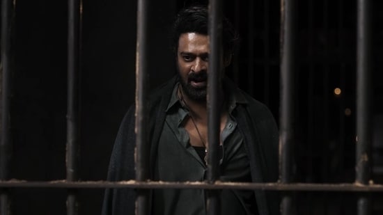 Prabhas in a still from Salaar new trailer.