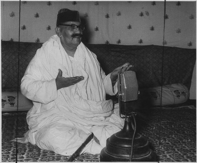 Bade Ghulam Ali Khan in a picture dated 29 January 1964. (HT Photo.) Bade Ghulam Ali Khan in a picture dated 29 January 1964. (HT Photo.)