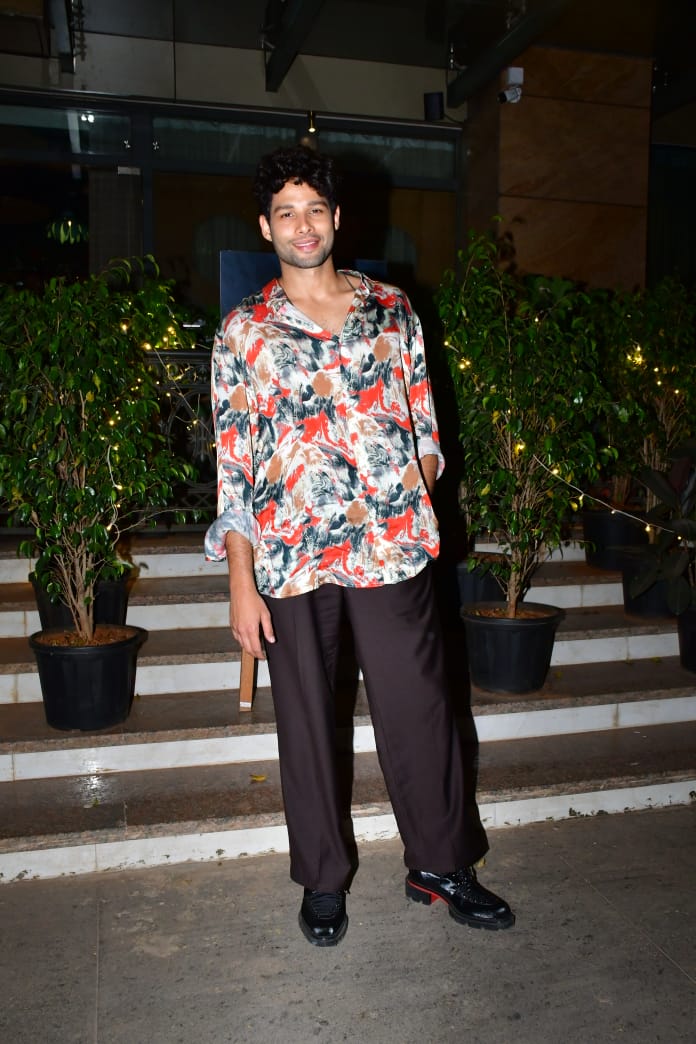 Siddhant Chaturvedi at his film Kho Gaye Hum Kahan's screening. (HT Photo/Varinder Chawla)