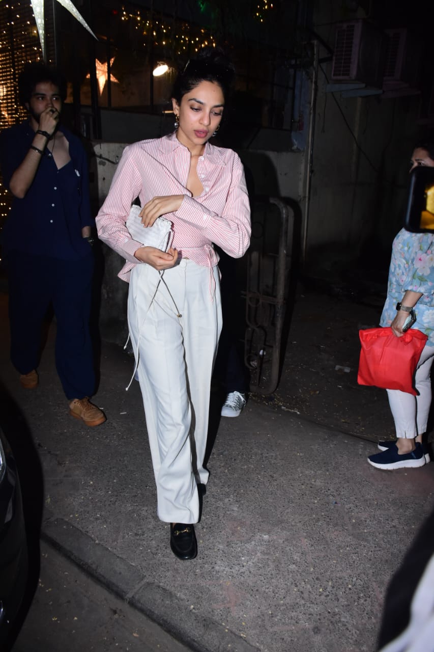 Sobhita Dhulipala at the Kho Gaye Hum Kahan screening. (HT Photo/Varinder Chawla)