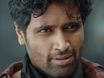 Adivi Sesh and Shruti Haasan in screen grabs from Dacoit title announcement