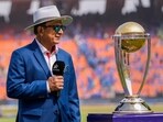 Sunil Gavaskar before the start of the ICC Men's Cricket World Cup 2023 final between India and Australia, at the Narendra Modi Stadium, in Ahmedabad Sunil Gavaskar before the start of the ICC Men's Cricket World Cup 2023 final between India and Australia, at the Narendra Modi Stadium, in Ahmedabad