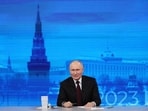 Russia-Ukraine War: Russian president Vladimir Putin speaks during his annual news conference in Moscow, Russia.