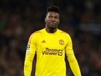 Manchester United's Andre Onana during a match.
