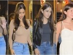 Ananya Panday, Suhana Khan, Navya Nanda, and Shanaya Kapoor enjoy a dinner date in Mumbai. 