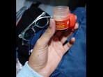 Picture of balm shared by X user Sakshi. Picture of balm shared by X user Sakshi.