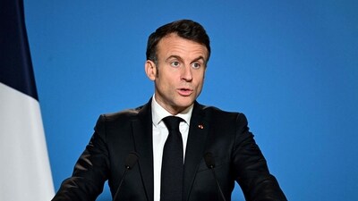 French President Emmanuel Macron. (AFP)