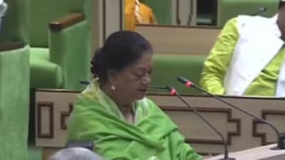 BJP leader Vasundhara Raje takes oathas the member of Rajasthan Legislative Assembly (Twitter Photo)