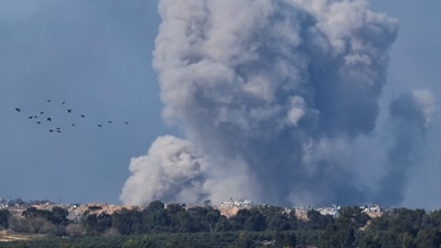 Israel-Hamas War: Smoke rises in the Gaza Strip, amid the ongoing conflict between Israel and Hamas. (Reuters)