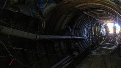 Yahya Sinwar news: Israeli soldiers operate near the opening to what Israel's military says is an iron-girded tunnel designed by Hamas. (Reuters)