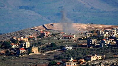 A picture taken on the outskirts south Lebanon's village of Aitaroun shows smoke billowing following Israeli bombardment (AFP) A picture taken on the outskirts south Lebanon's village of Aitaroun shows smoke billowing following Israeli bombardment (AFP)