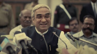 Pankaj Tripathi in a still from Main Atal Hoon trailer. Pankaj Tripathi in a still from Main Atal Hoon trailer.