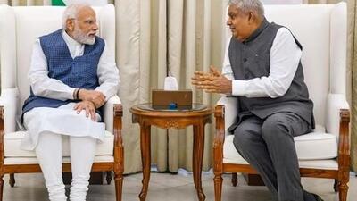 Prime Minister Narendra Modi and vice president of India, Jagdeep Dhankhar. (File) Prime Minister Narendra Modi and vice president of India, Jagdeep Dhankhar. (File)