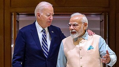 Prime Minister Narendra Modi with US President Joe Biden, in New Delhi. (File) Prime Minister Narendra Modi with US President Joe Biden, in New Delhi. (File)