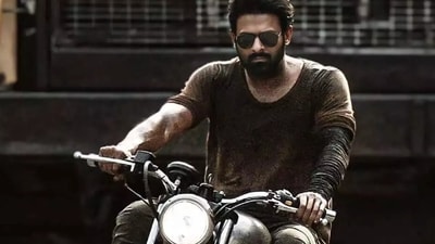 Prabhas in a still from Salaar