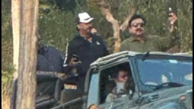 Shah and his friends allegedly went to see a tiger in a restricted area. (Sourced)