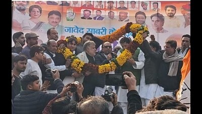 The 20-day yatra will cover 11 districts and 16 Lok Sabha constituencies that have a large consolidation of the Muslim population. It was launched from Saharanpur’s Gangoh town on Wednesday (HT) The 20-day yatra will cover 11 districts and 16 Lok Sabha constituencies that have a large consolidation of the Muslim population. It was launched from Saharanpur’s Gangoh town on Wednesday (HT)