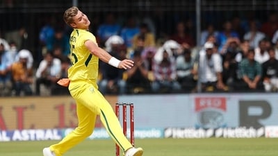 Left-arm Australia fast bowler Spencer Johnson is headed to Gujarat Titans for <span class='webrupee'>₹</span>10 crore (Getty) Left-arm Australia fast bowler Spencer Johnson is headed to Gujarat Titans for <span class='webrupee'>₹</span>10 crore (Getty)
