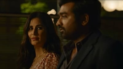 Katrina Kaif and Vijay Sethupathi in Merry Christmas