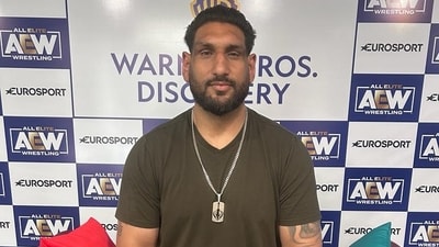 Satnam Singh poses for a photograph during the interaction. Satnam Singh poses for a photograph during the interaction.