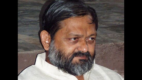 Anil Vij, cabinet minister Haryana (HT Photo)