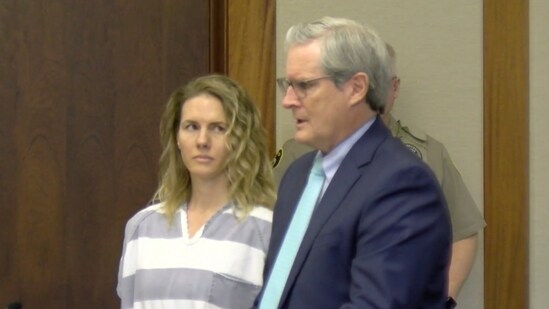This image from video shows Ruby Franke during a hearing Monday, Dec. 18, 2023, in St. George, Utah (Ron Chaffin/St. George News via AP, Pool) (AP)