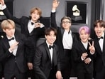 BTS at Grammy Awards: V, Suga, Jin, Jungkook, RM, Jimin and J-Hope's first Grammy appearance. BTS at Grammy Awards: V, Suga, Jin, Jungkook, RM, Jimin and J-Hope's first Grammy appearance.