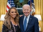 Mariah Carey and President Biden Mariah Carey and President Biden