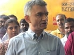 Congress leader and Karnataka ministeR Krishna Byre Gowda.