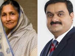 Savitri Jindal (Left) and Gautam Adani (Right) Savitri Jindal (Left) and Gautam Adani (Right)