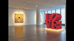 Robert Indiana’s Love sculpture is part of the exhibition at Mumbai’s NMACC. (Robert Indiana, Love (Red Outside Red Inside), 1966 - 1999 © [2023] Morgan Art Foundation Ltd / Artists Rights Society (ARS), New York)