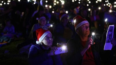 6. In the run-up to Christmas, people often go door-to-door in small groups singing carols to add to the festive cheer while decorations form an integral part of the charm of Christmas.&nbsp; (REUTERS/Esa Alexander)