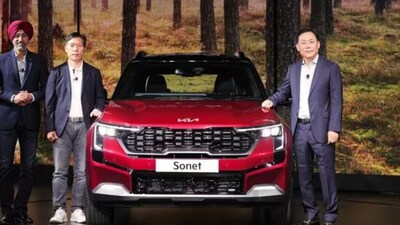 Kia Sonet facelift was unveiled on December 14 (Image courtesy: Kia India) Kia Sonet facelift was unveiled on December 14 (Image courtesy: Kia India)