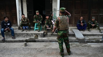 An air strike in Shan state earlier this month used bombs that were most likely cluster munitions, Amnesty said in a statement. (AFP/File)