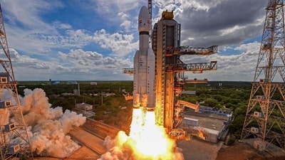 On August 23, Isro created history by successfully landing the Chandrayaan-3 spacecraft near the lunar south pole. (PTI) On August 23, Isro created history by successfully landing the Chandrayaan-3 spacecraft near the lunar south pole. (PTI)