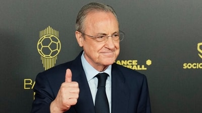 The European Super League is Florentino Perez' project. (AP)