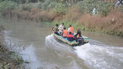 The search for the girl’s body began on December 17, and deputy commissioner of police (outer north) Ravi Kumar Singh said the body was recovered around 9am on Thursday. (HT Photo) The search for the girl’s body began on December 17, and deputy commissioner of police (outer north) Ravi Kumar Singh said the body was recovered around 9am on Thursday. (HT Photo)