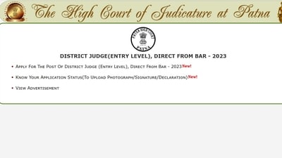 Apply online for Patna High Court Recruitment 2023 for 30 District Judge vacancies