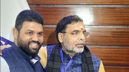 Sanjay Singh (right) has been elected as the president of the Wrestling Federation of India. (PTI)