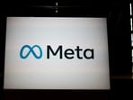 A Meta logo is seen